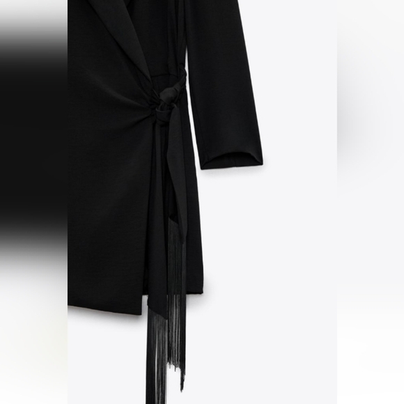 ZARA  fringed jumpsuit blazer - Picture 6 of 10